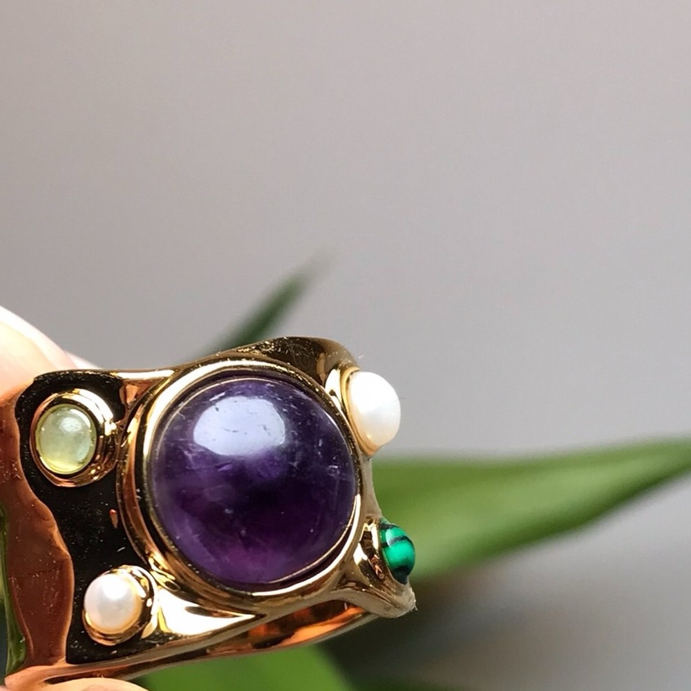 J.CREW wide stone ring - Picture 6 of 8